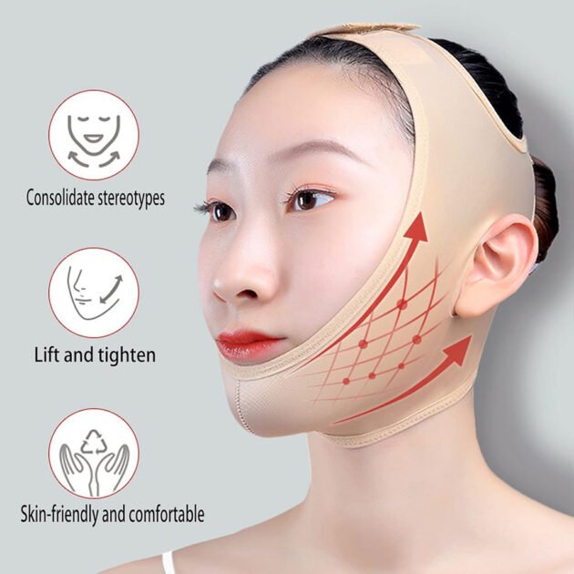 Sangle de compression pour visage Double menton