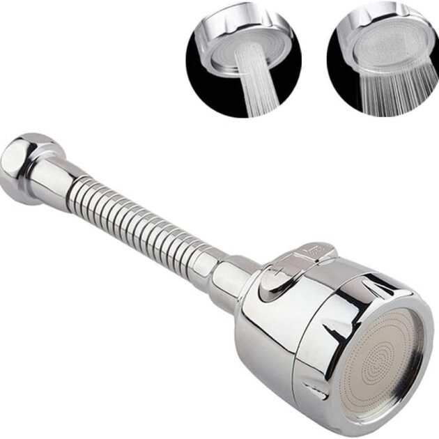 Tuyau d'extension de robinet de cuisine en acier inoxydable