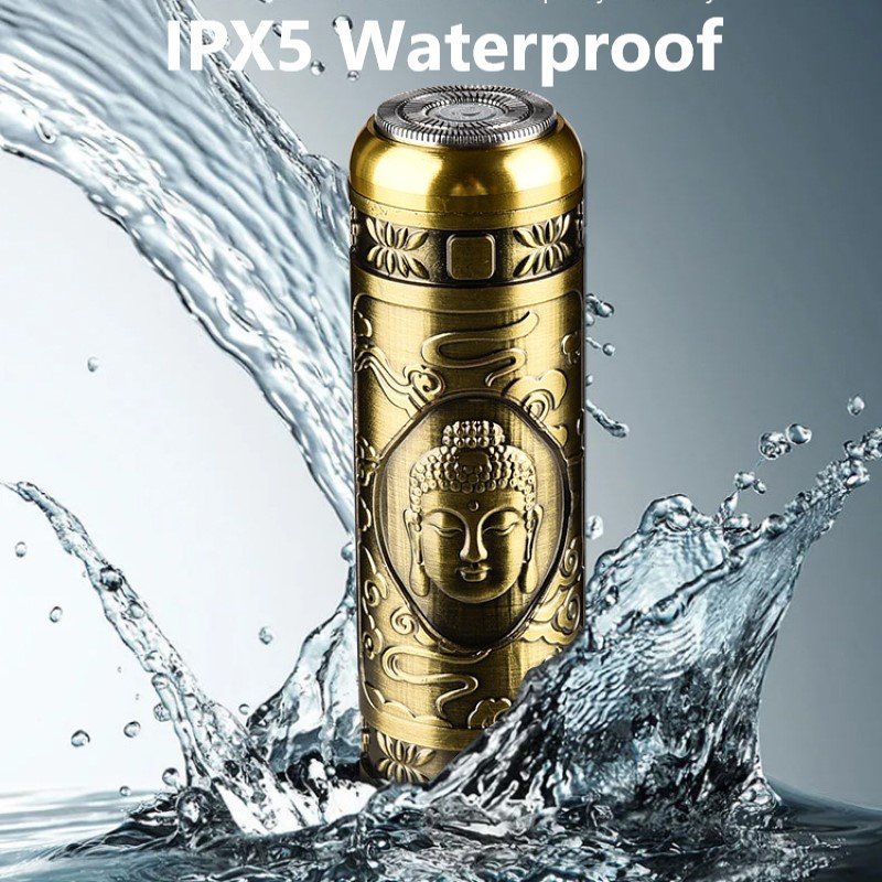 Mini rasoir professionnel étanche rechargeable HW-T8 en acier - الصورة 5