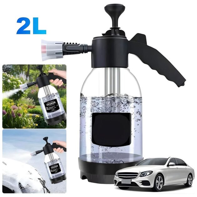 Bouteilles de Pulvérisation de Mousse Sous Pression pour Voiture 2L – موزع الرغوة