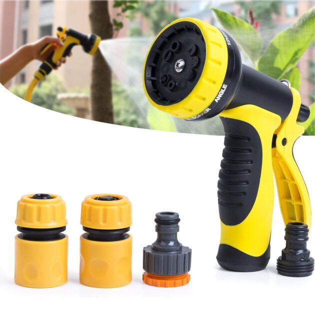 Buse de tuyau d'eau à haute pression pour lavage de voiture, gazon et jardin