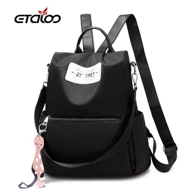 حقيبة ظهر نسائية من قماش أكسفورد المقاوم للماء والمضاد