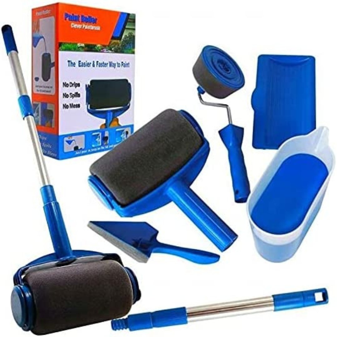 kit Rouleau de peinture mural 8 pièces multifonctionnel