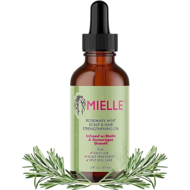 Mielle Huile fortifiante pour le cuir chevelu au romarin et à la menthe Original