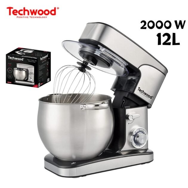 Techwood Robot Pétrin Professionel 12L 2000W  TRO-1226