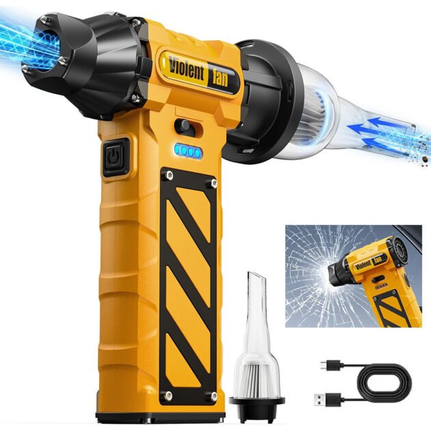 Mini Souffleur et Aspirateur Électrique Multifonctions Ultra Puissant F015 – جهاز شفط ونسف الهواء بقوة ضغط عالية