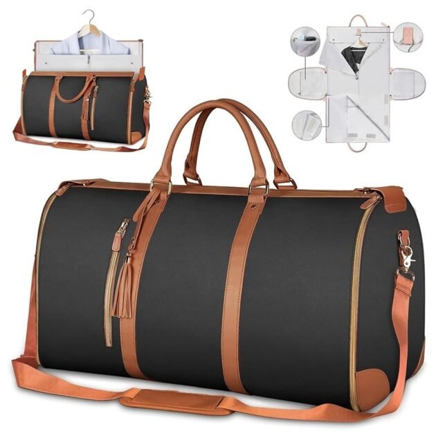 حقيبة سفر عصرية مصنوعة من جلد البولي يوريثان