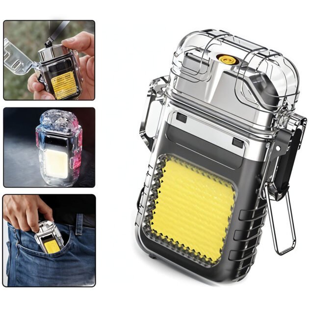 Bri-quet et Lampe Torche LED Portable – مصباح محمول مع ولا-عة