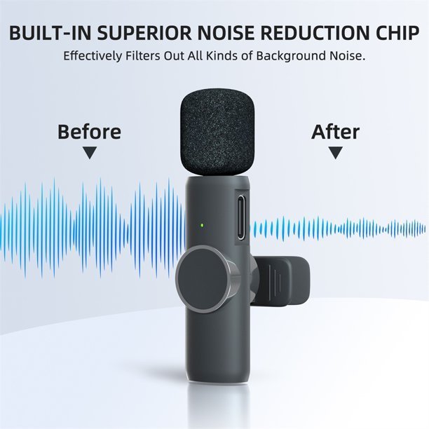 ميكروفون لاسلكي K11 لتسجيل الصوت والفيديو - الصورة 3