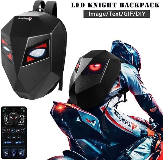 حقيبة ظهر للدراجات النارية من كريلاندر مزودة بشاشة عرض