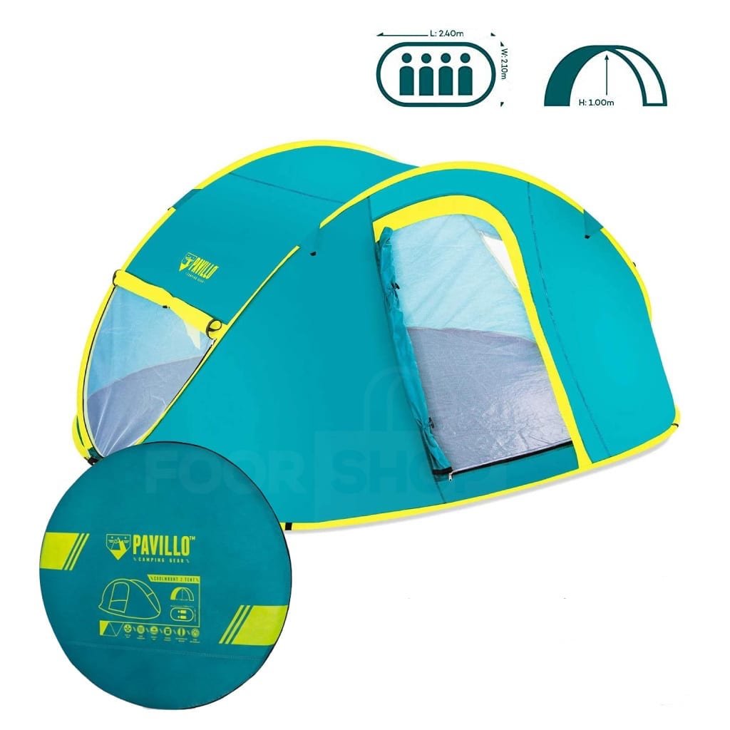 Tente De Randonnée 2 Personnes 235 x 145 x 100 cm Pavillo Bestway 68086 - الصورة 4