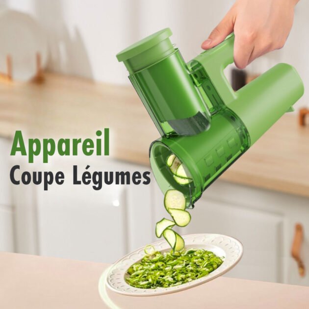 Trancheuse à électrique multifonctionnelle pour légumes et fruits – جهاز تقطيع الخضر والفواكه