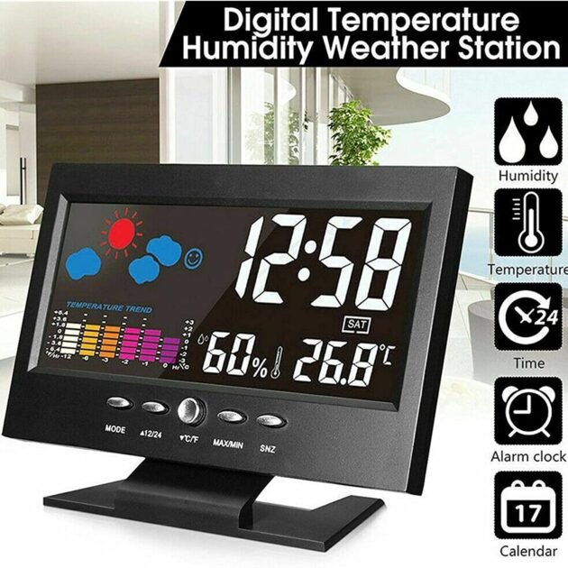 Station Météo intelligente multifonction affichage numérique