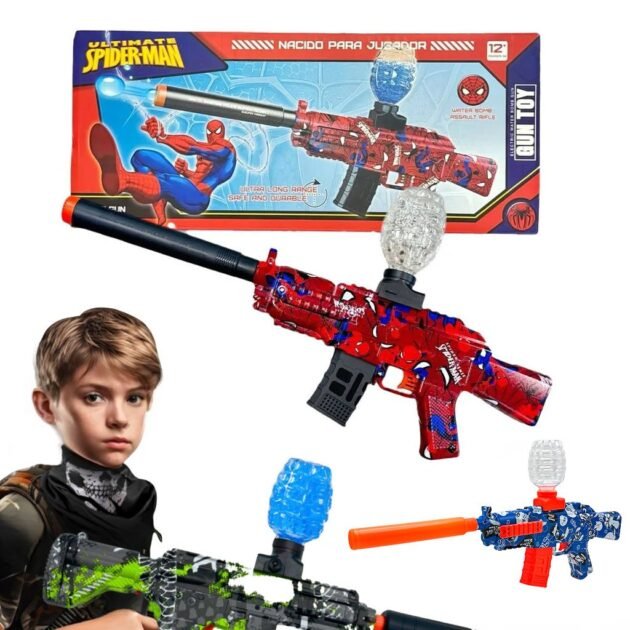 مسدس كرات الجل مع ملحقات بتصميم كرتوني