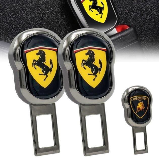 ملحق حزام الأمان المضاد للتنبيه مكون من قطعتين