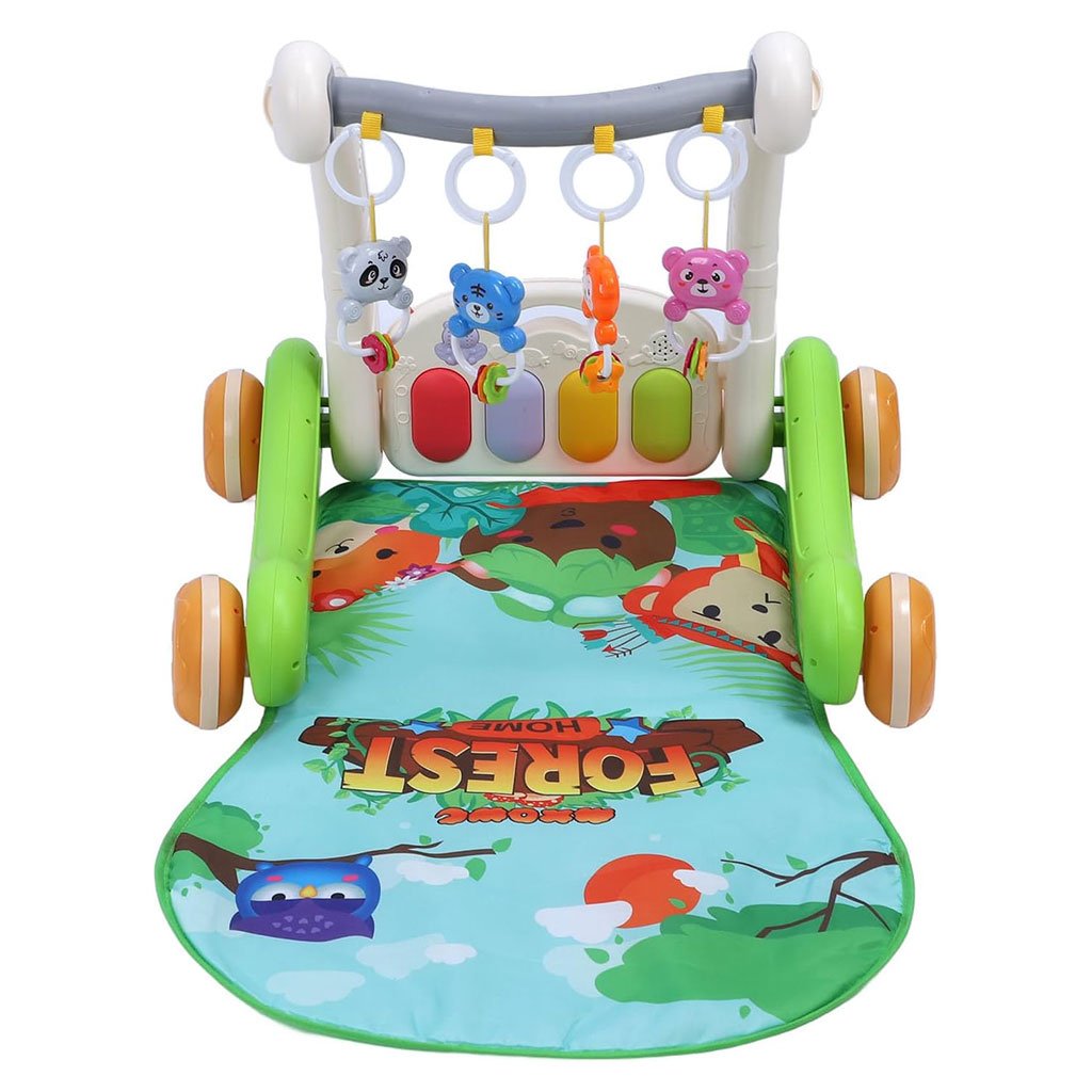 Tapis de marche 2 en 1 pour enfants avec jouets pour bébés – بساط ألعاب ومشاية للأطفال - الصورة 5