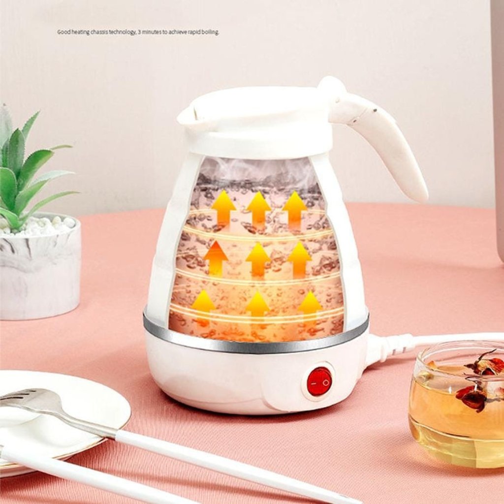 Bouilloire électrique pliable en silicone ,portable Avec indicateur de mise hors tension غلاية كهربائية قابلة للطي محمولة سيليكون - الصورة 6