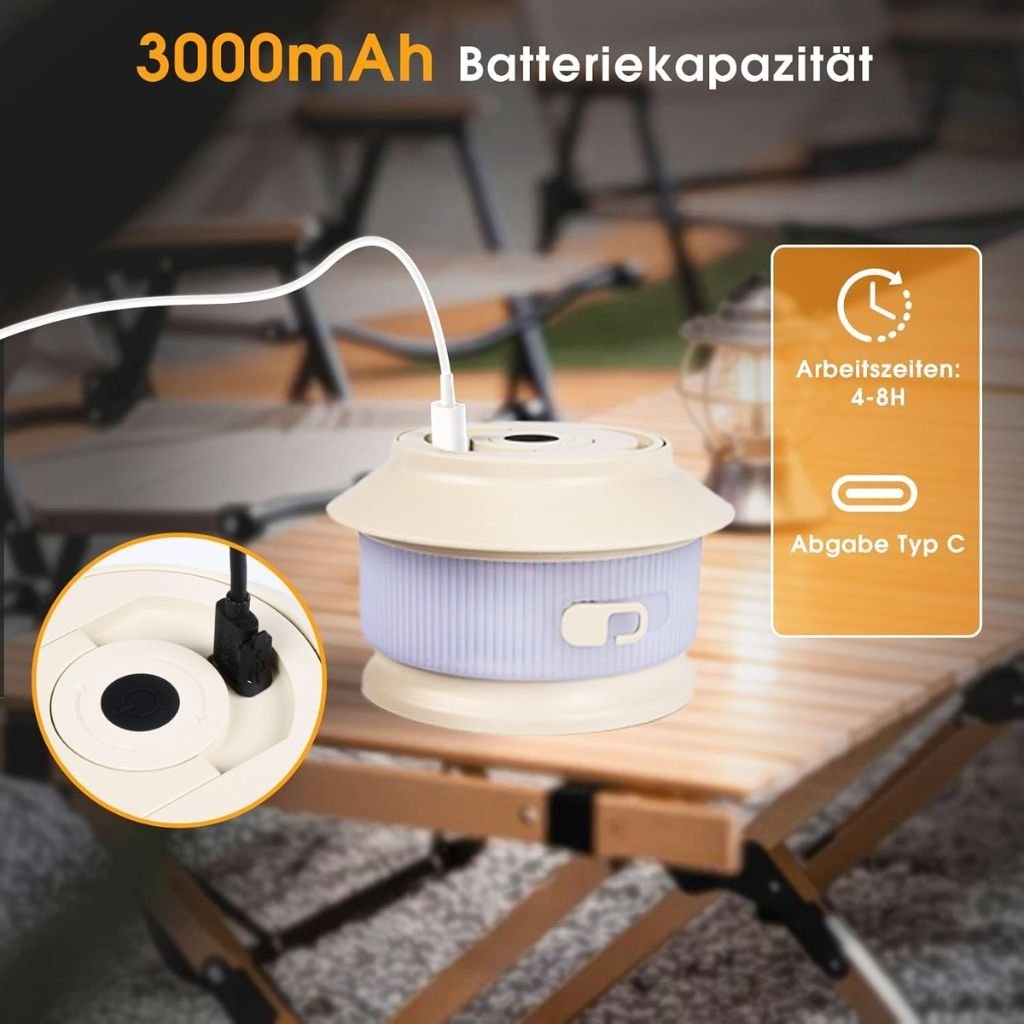 أضواء سلسلة خارجية قابلة لإعادة الشحن بطول 20 مترًا - الصورة 5