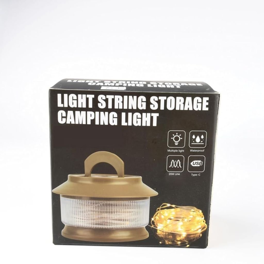 أضواء سلسلة خارجية قابلة لإعادة الشحن بطول 20 مترًا - الصورة 6