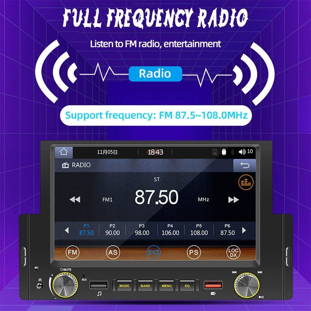 راديو سيارة بشاشة لمس مع و ونظام تحديد المواقع - الصورة 2