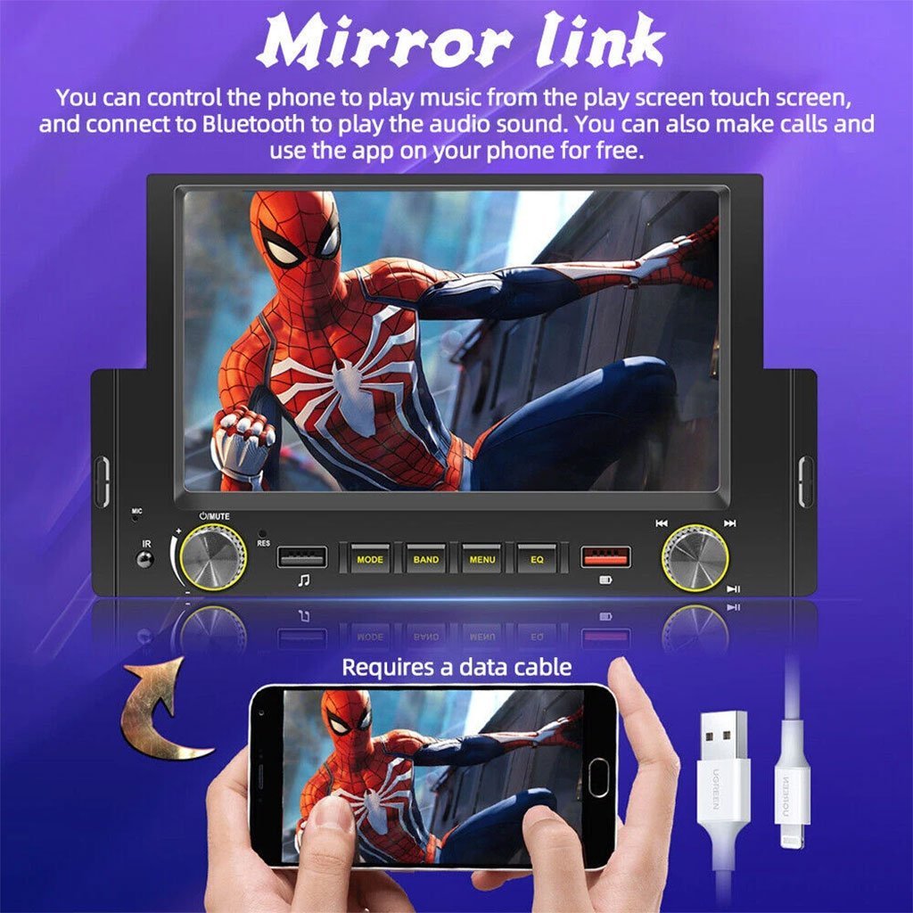 راديو سيارة بشاشة لمس مع و ونظام تحديد المواقع - الصورة 6