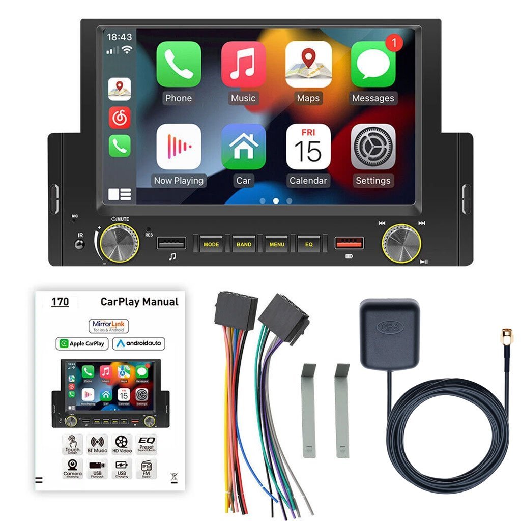 راديو سيارة بشاشة لمس مع و ونظام تحديد المواقع - الصورة 4