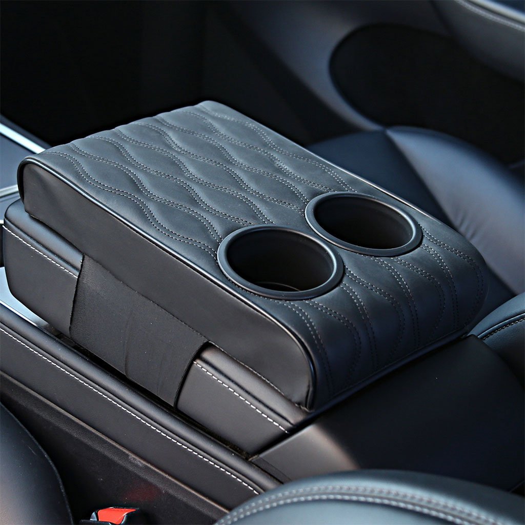 غطاء مسند ذراع السيارة مع حامل أكواب - الصورة 7
