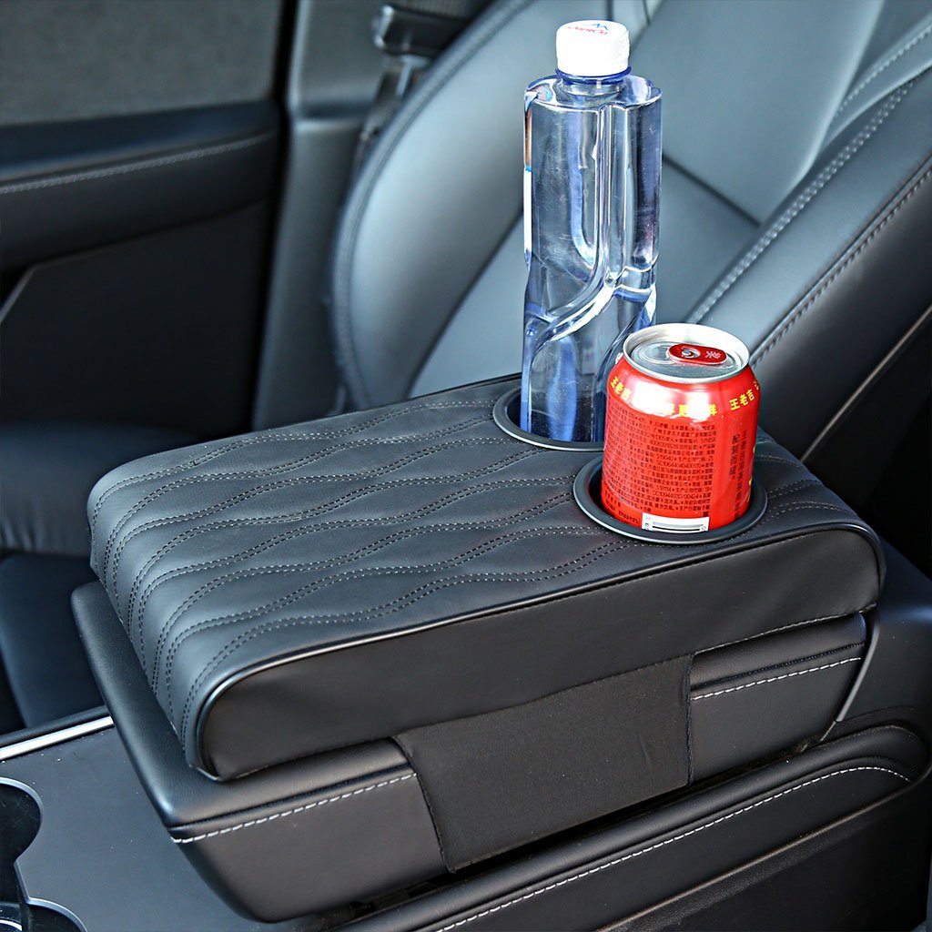 غطاء مسند ذراع السيارة مع حامل أكواب - الصورة 2