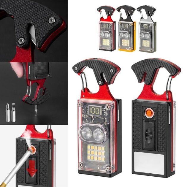 مصباح يدوي بقوة لومن بتقنية مع 6 أوضاع إضاءة