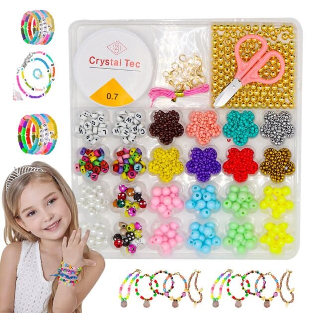 مجموعة صنع أساور الصداقة للبنات