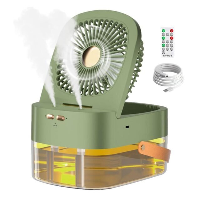 مروحة ورذاذ بثلاث سرعات مع خزان كبير سعة 21