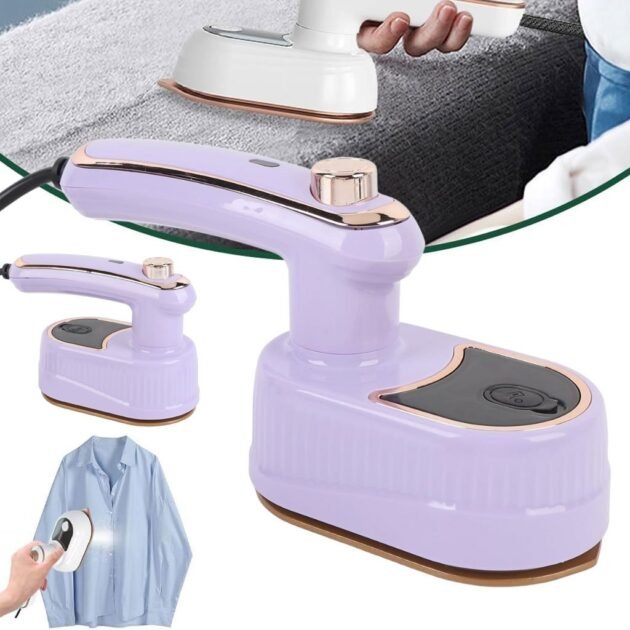 مكواة بخار صغيرة محمولة للملابس