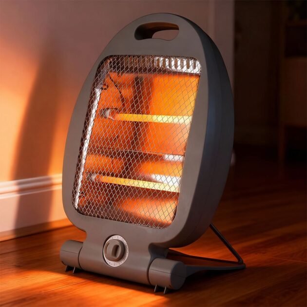 سخان كوارتز بقوة 800 واط مزود بإعدادين للحرارة ومفتاح