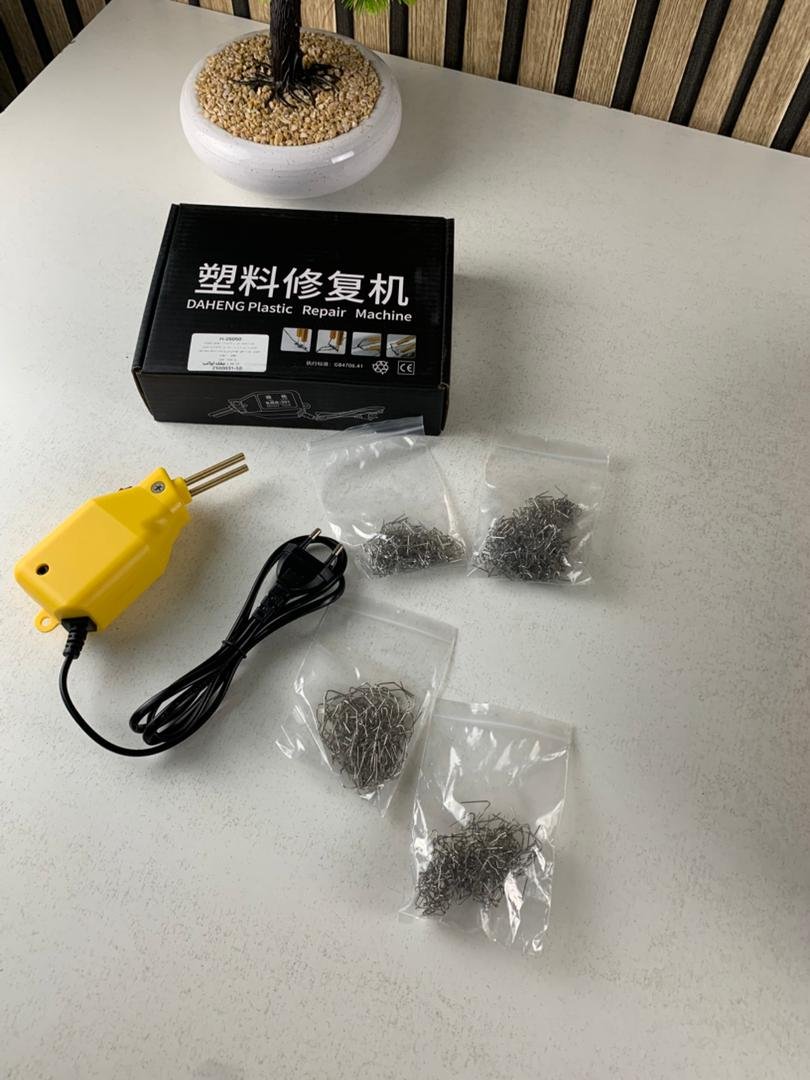 Mini Soudeuse de Plastique Parechoc 50W avec 200 agrafes inclus – جهاز تلحيم البلاستيك - الصورة 3
