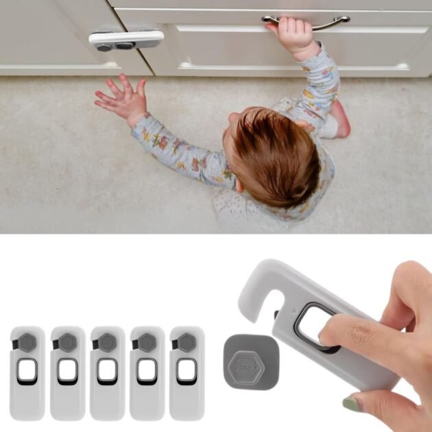 5 قطع من أقفال أمان الأطفال