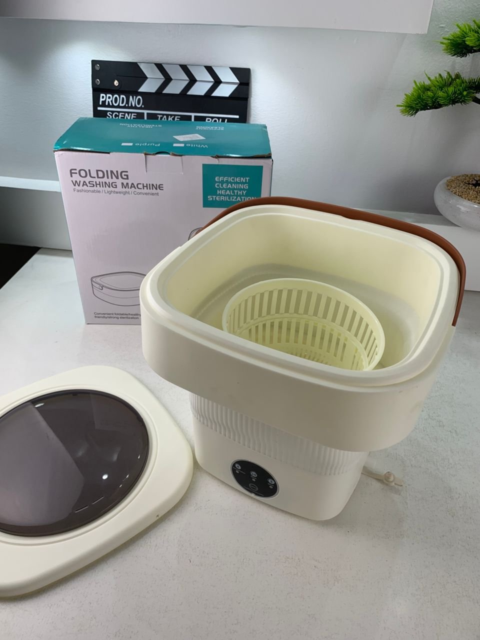 Mini Machine à Laver Pliable et Portable 3 Modes avec Fonction Déshydratation – غسالة ملابس محمولة - الصورة 3