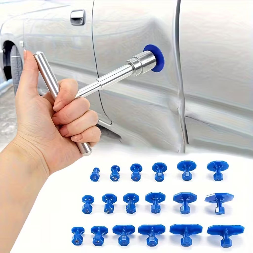 Outil De Débosselage Sans Peinture Carrosserie 19Pcs – طقم إصلاح هيكل السيارة بدون طلاء - الصورة 6