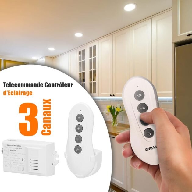 جهاز تحكم عن بعد لاسلكي للإضاءة من بوسكو بثلاث