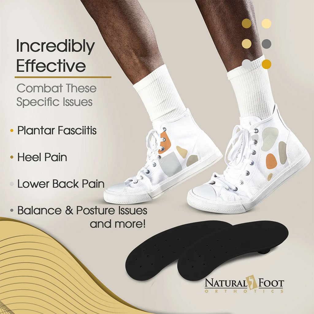Natural Foot Orthotics Inserts pour fasciite plantaire – أفرشة أحذية للأقدام المسطحة - الصورة 6