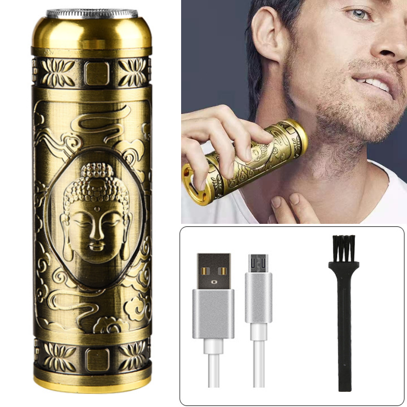 Mini rasoir professionnel étanche rechargeable HW-T8 en acier - الصورة 7