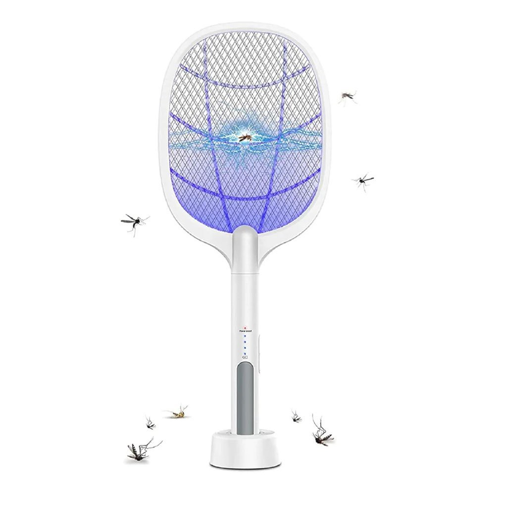 مضرب ذباب كهربائي قابل لإعادة الشحن عبر منفذ - الصورة 2