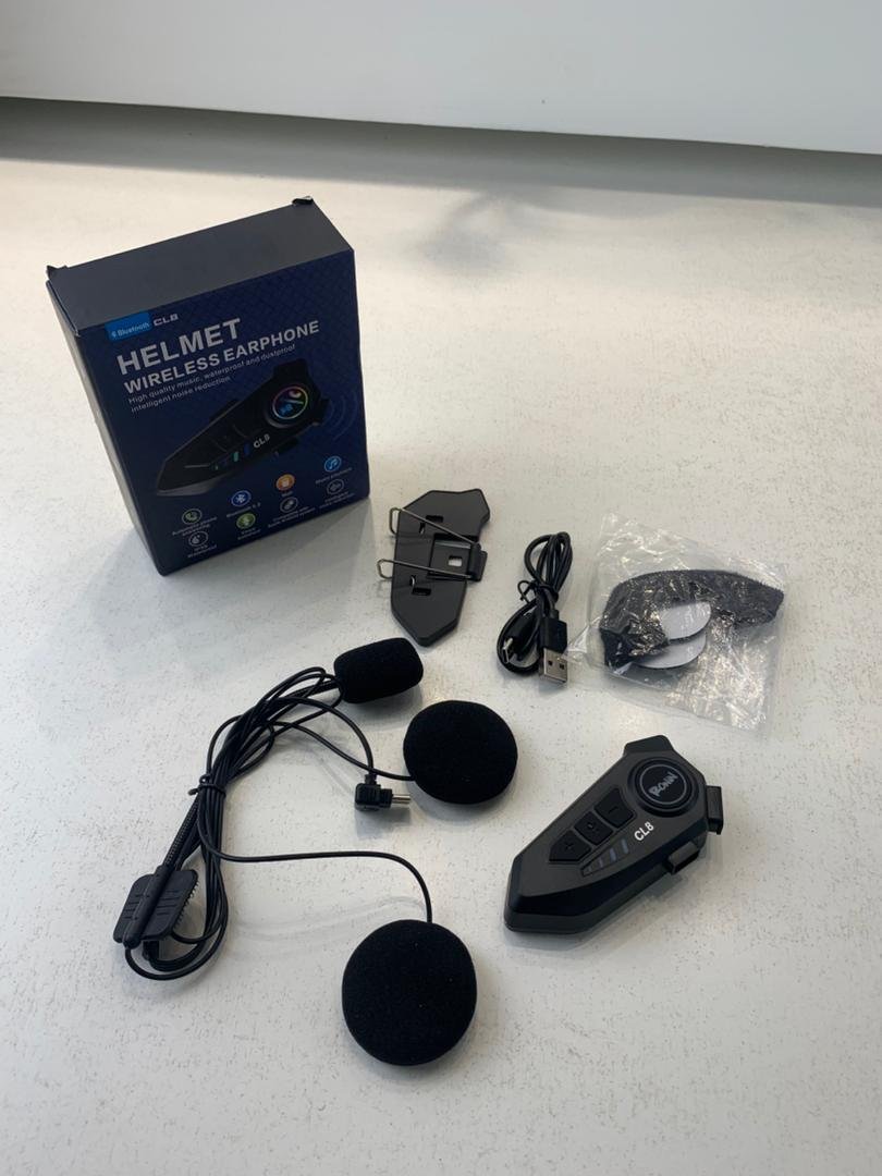 Microphone Casque Moto Sans Fil CL8 Bluetooth 5.3 avec Réduction Intelligente du Bruit – ميكروفون لاسلكي لسائقي الدراجات النارية - الصورة 8