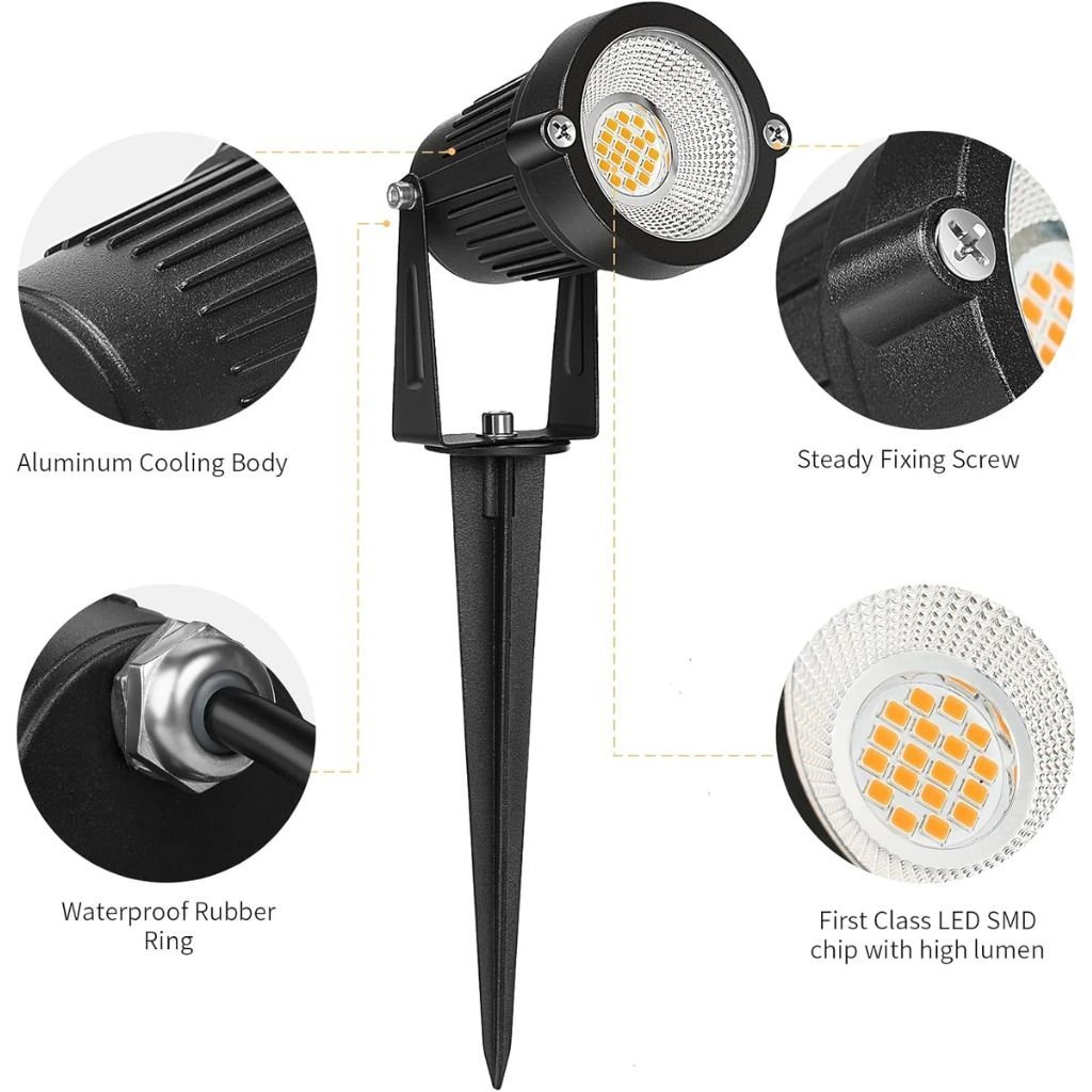 كشافات إضاءة خارجية مقاومة للماء بجهد 12 فولت - الصورة 3