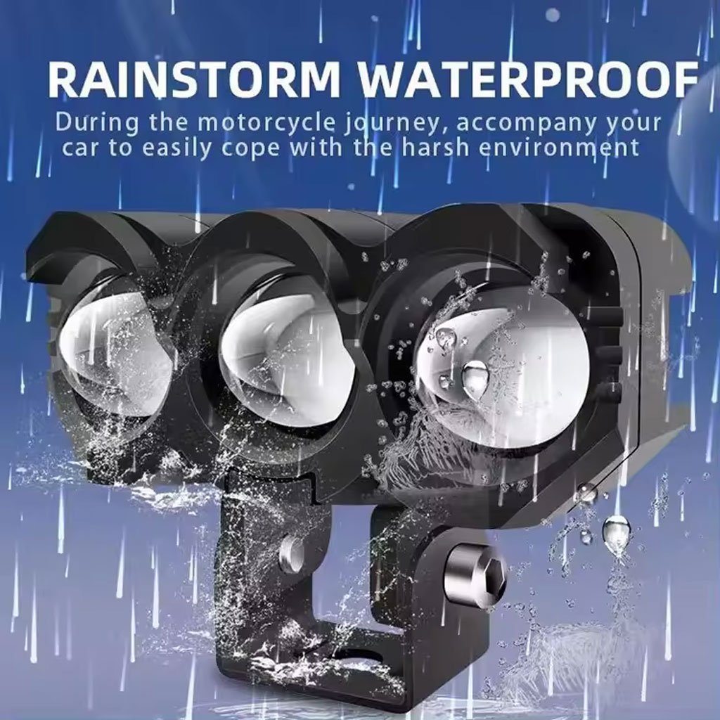 جهاز عرض عالمي بثلاث عدسات للدراجات الهوائية والنارية - الصورة 4