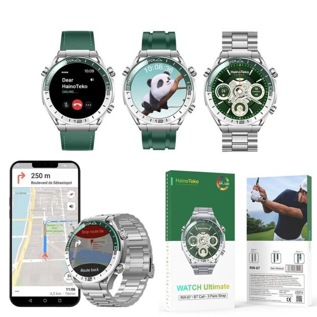 ساعة هاينو تيكو الذكية مع وظيفة قراءة الخرائط