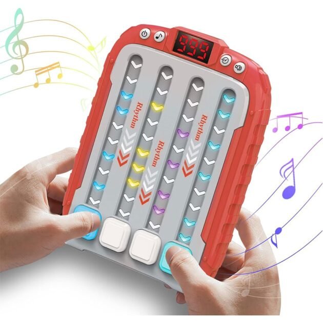 جهاز ألعاب إيقاعية مضاد للتوتر مع موسيقى وإضاءة