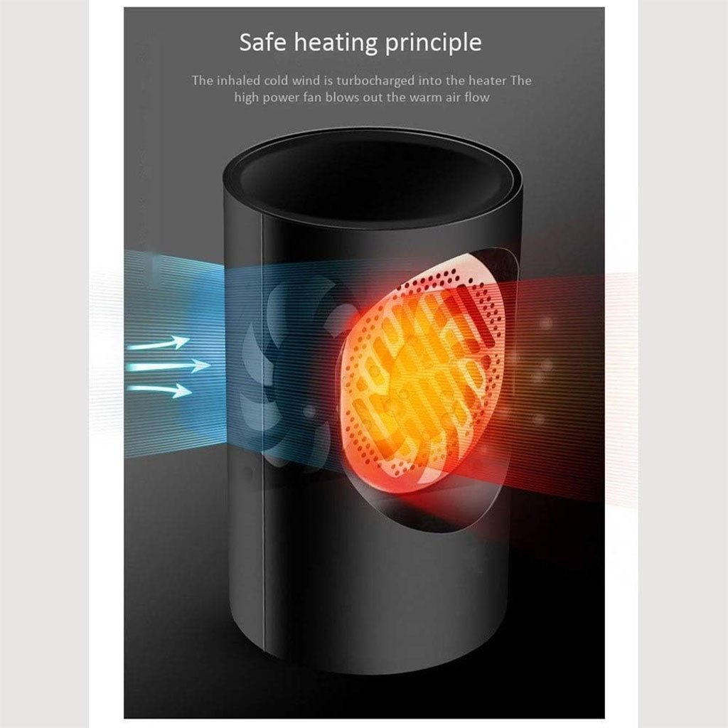 مشعاع صغير وسخان كهربائي صامت - الصورة 4