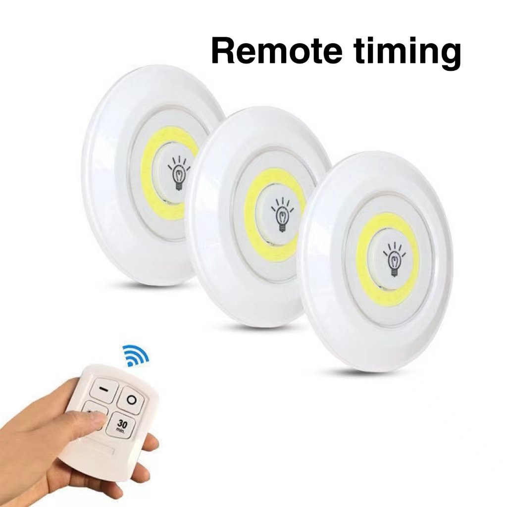 Kit de 3 lampes Led sans fil avec télécommande - الصورة 4