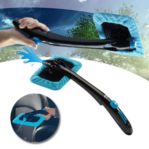 منظف ​​النوافذ من الألياف الدقيقة من هوريكين مع بخاخ