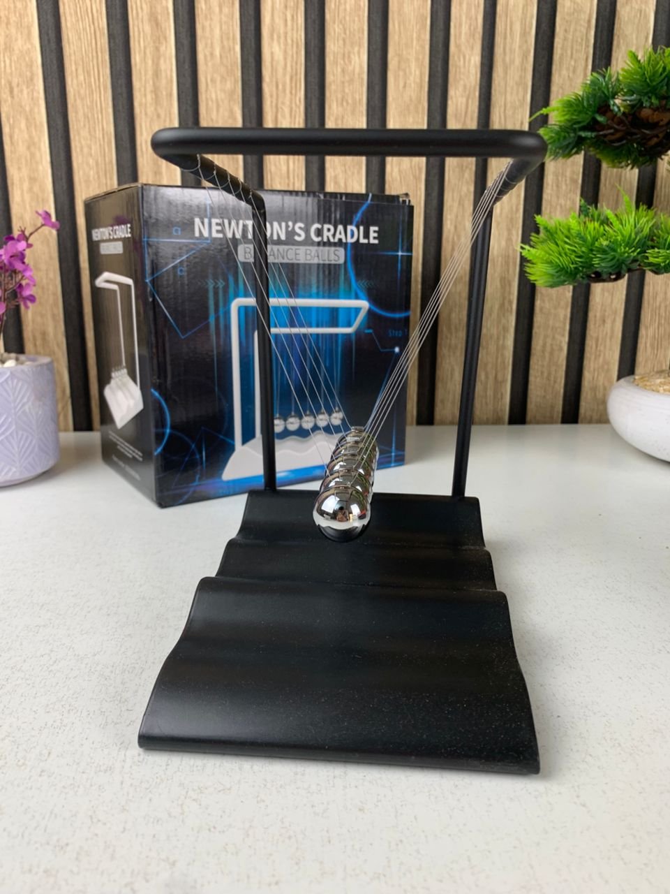 Pendule Newton Balls d’équilibre une décoration classique - الصورة 3